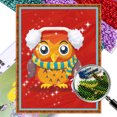 thumbnail image 1 of Kit Punto Cruz Navidad Bordado Con Cuentas Impresas 9CT Arte para El 39x55cm, 1 of 9