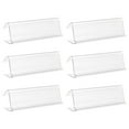 Amosfun Clear Acrylic Label Holders Durable for Storage and Retail ...
