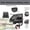 Black / Grey, variant on Pet Bike Trailer Dog Cart for Bicycle,suitable for Small and Medium Pets, E