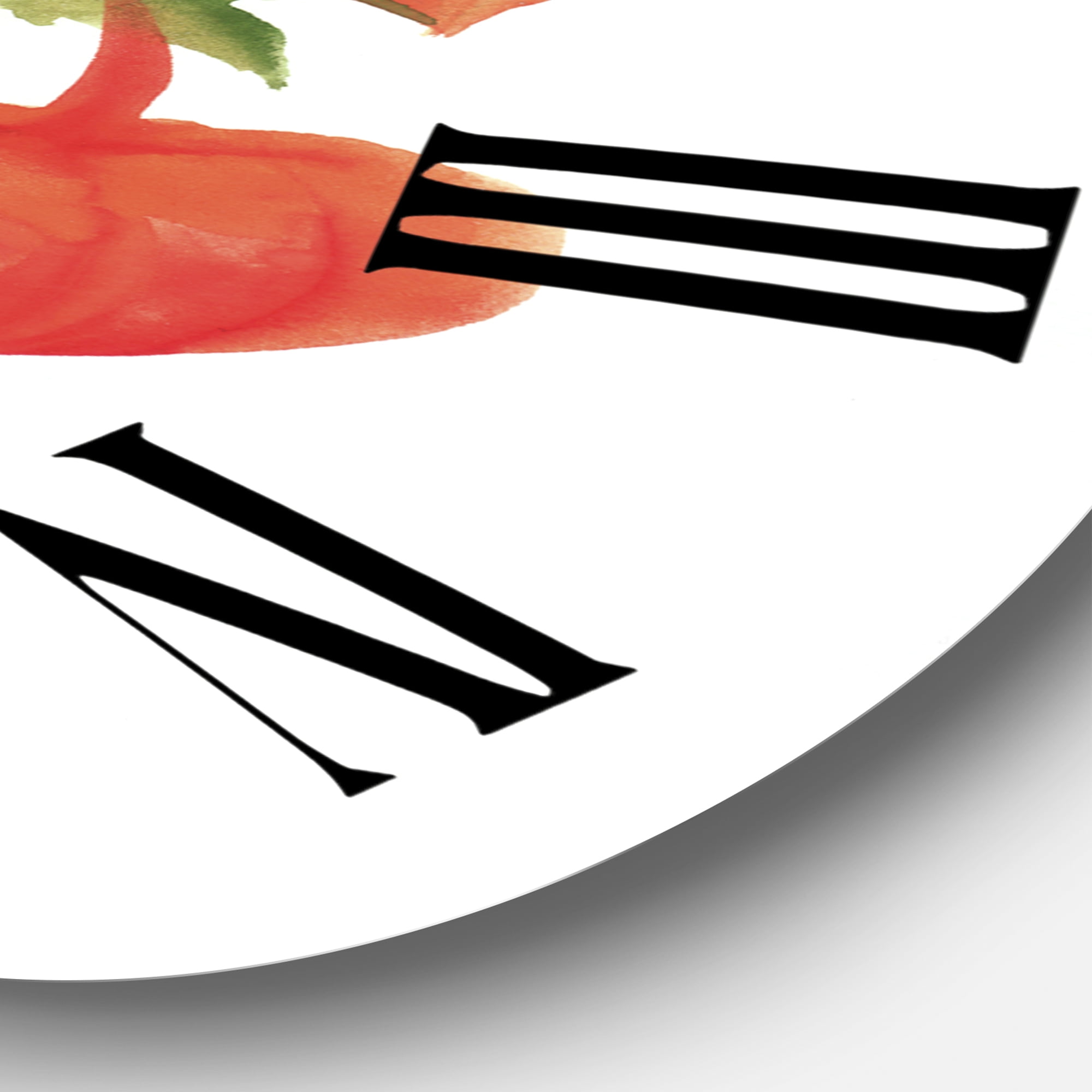 Designart 1 in Quartz Traditional Wall Clock