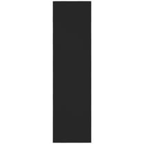 Sweet Home Stores Machine Washable Non-Slip Rubberback Solid 3x10 Runner Rug, 2'7" x 9'10", Black