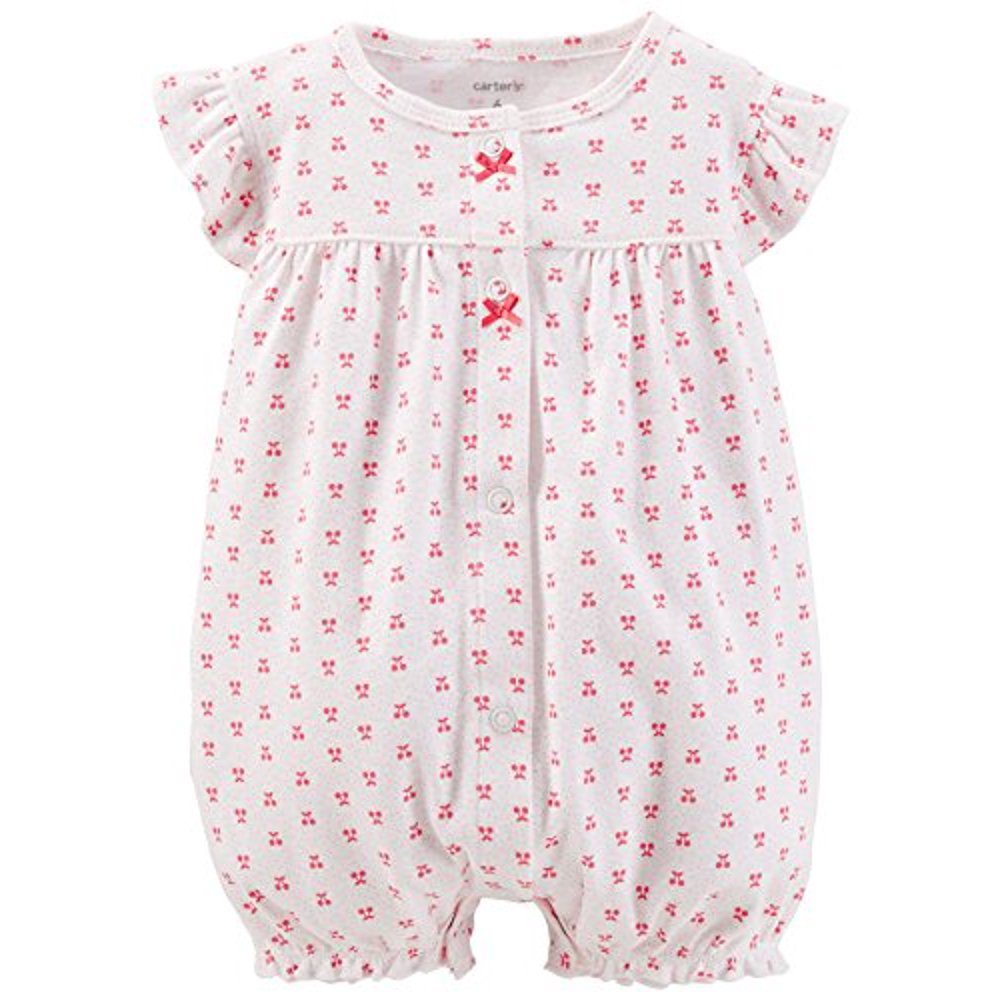 Carter's Carter's Baby Girls' Print Romper (Baby) Cherries 12
