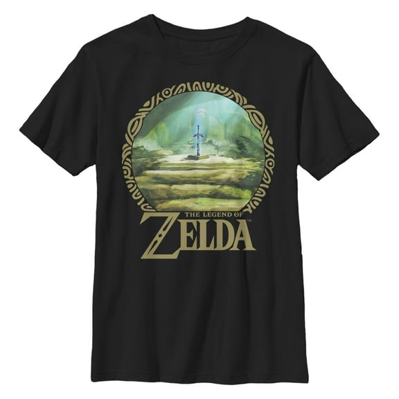 Boy's Nintendo Retro Pixel Character Graphic T-Shirt