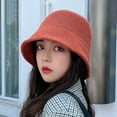 thumbnail image 5 of Travelwant Winter Wool Bucket Hat for Women Men, Casual Warm Woolen Unisex Outdoor Fisherman Cap, 5 of 7