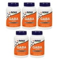 thumbnail image 5 of Now Foods, GABA, 750 mg, 100 Vcaps - 5 Packs, 5 of 10
