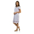 thumbnail image 2 of Casual Nights Women's Flowery Short Sleeve Nightgown, 2 of 4