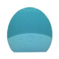 thumbnail image 1 of Cepillo de limpieza eléctrico de silicona, herramienta de limpieza facial, limpiador facial de masajeador eléctrico de silicona, adecuado para toda la piel lavable USB recargable (azul), 1 of 3