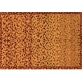 thumbnail image 1 of Ahgly Company Indoor Rectangle Abstract Orange Modern Area Rugs, 2' x 4', 1 of 4