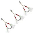 thumbnail image 3 of Señuelo para pesca en el mar, 3 piezas de señuelo para pesca al curricán, cebo para pesca, mejora tu experiencia, 3 of 14