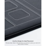 mophie 4-in-1 Wireless Charging Mat for Apple iPhone AirPods & Watch Samsung Galaxy Google Pixel and all Qi-Enabled Devices Additional USB-A Port Intuitive Design Includes Apple Watch Adapter