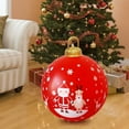thumbnail image 3 of KCEHTA 24 Inch Outdoor Giant Christmas Ball Ornaments, PVC Christmas Decorated Ball, Christmas Decorations for Holiday Garden Lawn Yard Porch Party Decorations, 3 of 6