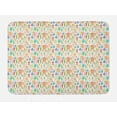 thumbnail image 1 of Floral Bath Mat, Colorful Design of Various Branches Herbs Plantation Flowers Botanical Illustration, Plush Bathroom Decor Mat with Non Slip Backing, 29.5" X 17.5", Multicolor, by Ambesonne, 1 of 2
