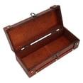 thumbnail image 3 of Wooden Storage Box, Sturdy Practical Decorative Alloy Buckle Retro Storage Box With Lock For Necklace For Jewelry Store, 3 of 8