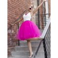 thumbnail image 3 of Falda BABYONLINE D.R.E.S.S. Tutú midi hinchada 60 cm rosa intenso, 3 of 5