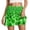 A-Green436, variant on Women's St. Patrick's Day Graphic Skort High Waist Stretchy Flared Active Skirt Lightweight Festive Casual Bottoms
