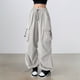 thumbnail image 2 of Pantalones cómodos de jogger para mujer: bolsillos, poliéster, cintura elástica, tallas S-XXXXXL, 95-102 cm de largo, ropa informal/de trabajo, fácil cuidado., 2 of 4