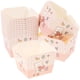 thumbnail image 2 of 100 moldes cuadrados de papel para cupcakes, desechables, resistentes al calor., 2 of 5