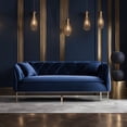 thumbnail image 5 of Plutus Sapphire Serenity Velvet Luxury Throw Pillow, 5 of 6