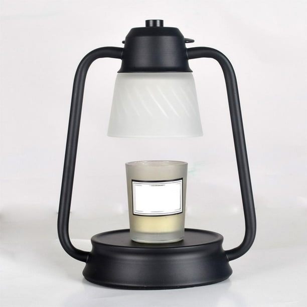 Lámpara nórdica para calentar , difusor de , quemador de arriba hacia abajo, porta, enchufe . UU., luz para derretir, para Negro perfecl Lámpara de vela más cálida