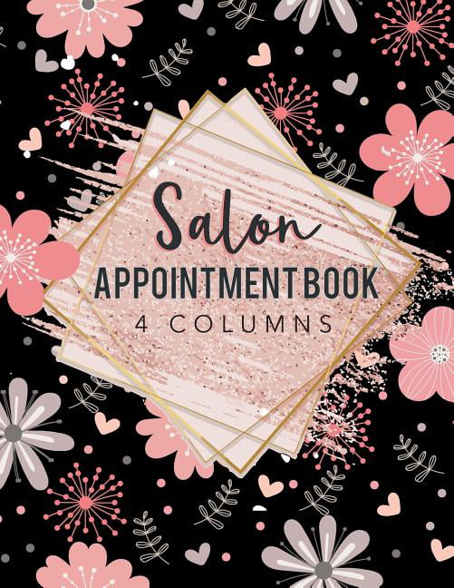 Salon Appointment Book 4 Columns Agenda Appointment Book for Salons