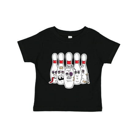 

Inktastic Beat Up Bowling Pins Gift Toddler Boy or Toddler Girl T-Shirt