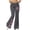 Dark Gray#, variant on Fmbrln Womens Yoga Pants Stretchy Workout Gym Pants Fashion Floral Print Casual Flare Leg Pants