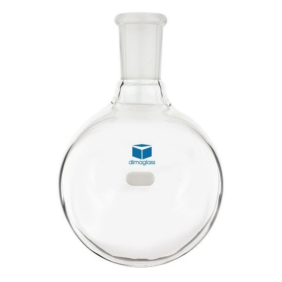 DIMA GLASS® Flask, Single Neck, Round Bottom 24/40, 1000 mL