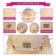 thumbnail image 4 of Peluca de encaje frontal FTQZKEY, cabello humano liso, rubio miel, 4 of 7