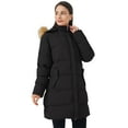 WenVen Women's Winter Coat Puffer Coat Warm Quilted Jacket with Hood