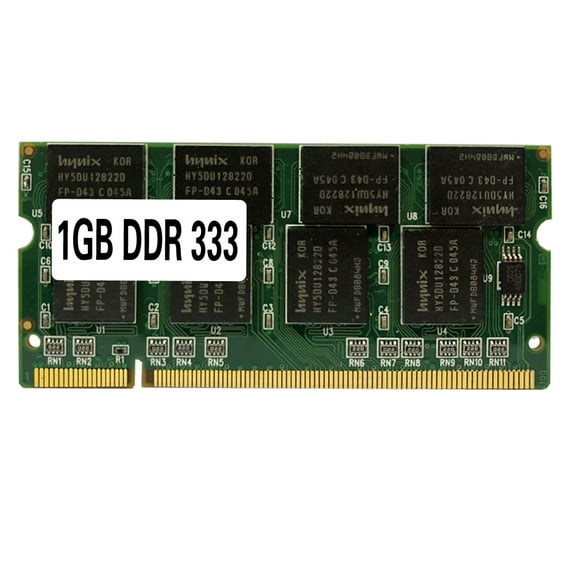 Laptop Memory Ram SO-DIMM PC2700 DDR 333 MHz 200PIN 1GB / DDR1 DDR333 PC 2700 333MHz 200 PIN For Notebook