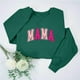 thumbnail image 2 of Sudadera Penkiiy Mama Mujer Oversize Glitter Patch Mama Crewneck Sudaderas Mama Print Manga Larga Moda Suelta Suéter M Verde, 2 of 7