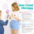 thumbnail image 2 of LotFancy Kid Ice Pack for Boo Boos, 3 Pack Reusable Gel Cold Pack for Kids, 4.75 in, 2 of 7