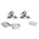 thumbnail image 1 of Shower Door Runner Rollers Zinc Alloy Glass Door Pulley Wheels Bathroom Accessory, 1 of 4