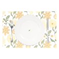 thumbnail image 2 of Chrysanthemum Daisy Flowers 4 PCs Placemats Set Linen Non-Slip Table Mat Rectangular Washable for Dining Kitchen Party 12"x18", 2 of 8
