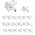 thumbnail image 3 of 20 Pieces 3 mm Shelf Pins Clear Support Pegs Cabinet Shelf Pegs Clips Shelf Support Holder Pegs for Kitchen Furniture, 3 of 3