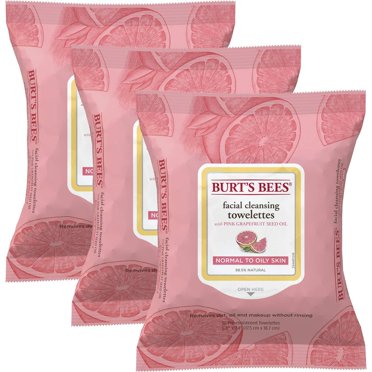 Burt's Bees Sensitive Facial Cleansing Towelettes with Cotton Extract ...