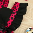 thumbnail image 5 of Mercatoo Baby Girl Clothes Ruffle Jumpsuit Clothes Outfit Baby Girls Romper+Headband Dot Baby Girl Summer Clothes 3 to 6 Months, 5 of 9