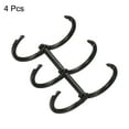 thumbnail image 3 of Unique Bargains Metal Binder Rings, Detachable, Black, 4 Count, 4 Pack, 3 of 6