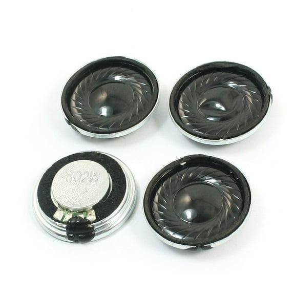 4Pcs 23mm Round Internal Magnet Speaker DVD/EVD Music Player Trumpet 8 Ohm 2W