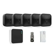 Blink_Outdoor 5 Camera Kit | Wireless & Water Resistant Motion Detection HD Security Cameras | Kit includes 5 Cameras + 1 Sync Module + VIECAM 32GB USB Drive & Cleaning Cloth