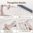 thumbnail image 5 of California Design Den Twin Bed Sheets Set - 100% Organic Cotton Sheets, Soft and Crisp Percale, Deep Pockets, 3 Piece Bed Sheet Set - True Ivory, 5 of 8