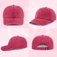 thumbnail image 2 of TOPTIE Kids Baseball Cap Washed Cotton Low Profile Sun Hat 2-7 Years Old-Black, 2 of 6