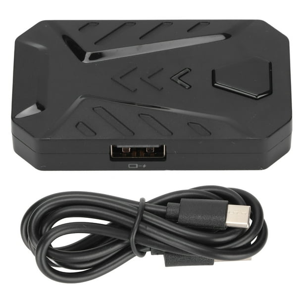 Adaptador de teclado y ratón, adaptador de teclado y ratón, convertidor de juegos para móviles, accesorios para juegos móviles, muy versátil