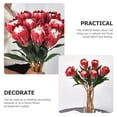 thumbnail image 3 of Greenadscape Ramo De Flores Falsas Rosas En Material PVC Para Arreglo En Y Interior, 3 of 8