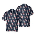 thumbnail image 3 of Herramienta de corte de cabello con múltiples elementos, impresión 3D para camisas de hombre, camisa de uniforme de manga corta de trabajo profesional de moda con botones para niño, 3 of 5