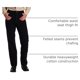 thumbnail image 4 of Jeans Wrangler Corte Vaquero Original Negro Sombra, 4 of 5