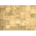 thumbnail image 1 of Ahgly Company Indoor Rectangle Patchwork Brown Transitional Area Rugs, 7' x 10', 1 of 4