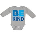 thumbnail image 3 of Inktastic Be Kind Logo in Blue Boys or Girls Long Sleeve Baby Bodysuit, 3 of 5