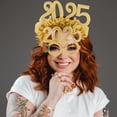 thumbnail image 3 of PTOOTP 1Ensemble Bandeau Doré 2025 Nouvel An Festif pour Adultes, 3 of 5