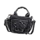 thumbnail image 5 of Bolso de hombro vaquero retro, informal, moderno, práctico y elegante para mujer. Negro, 5 of 9